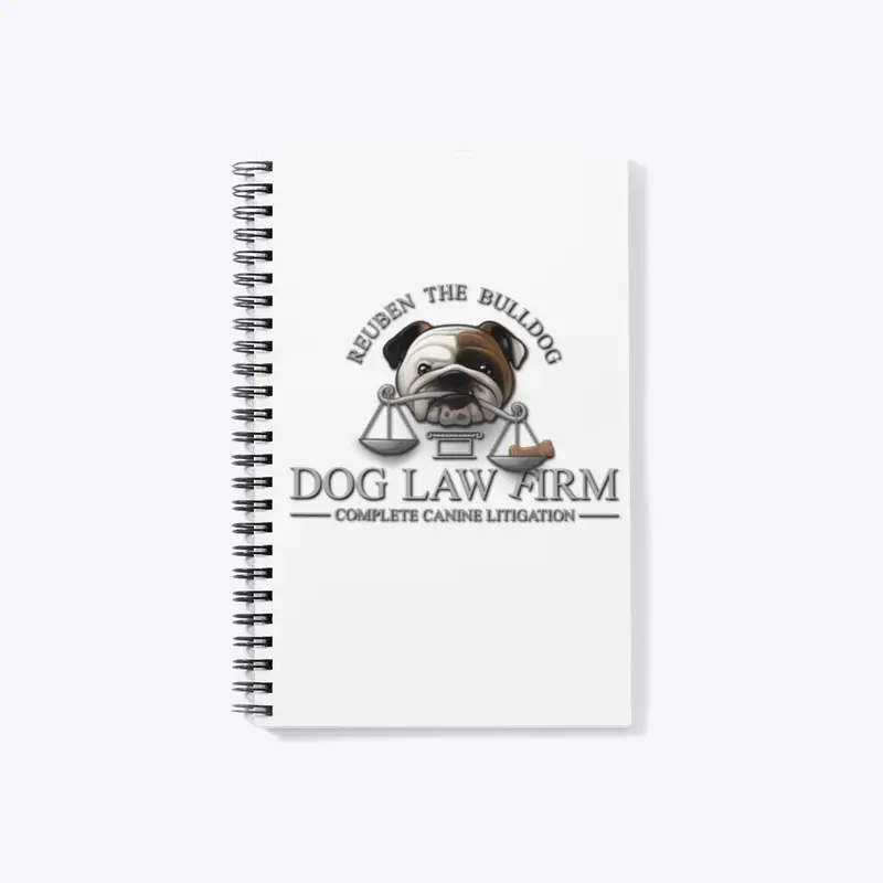Dog Law Firm Notebook